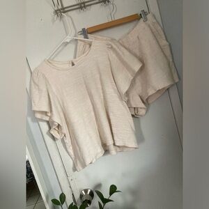 Madewell Top & Shorts Set